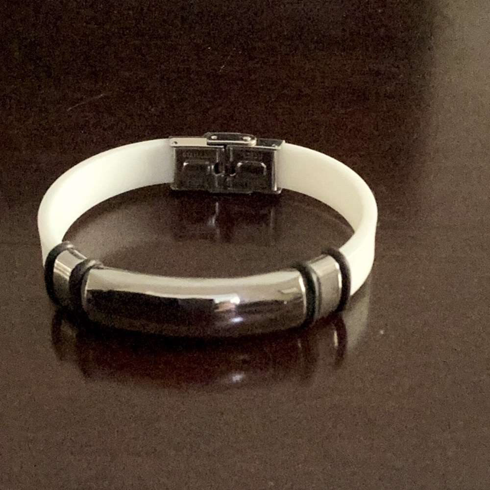 Stainless Steel White Buckle Bracelet